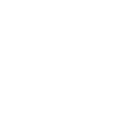 A white logo with the letter n.